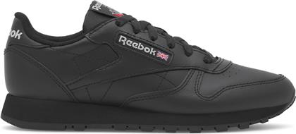 ΑΘΛΗΤΙΚΑ LEATHER 100008497 ΜΑΥΡΟ REEBOK CLASSIC