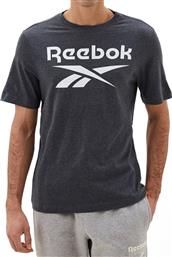 RI BIG STACKED LOGO TEE 100071827 ΑΝΘΡΑΚΙ REEBOK CLASSIC