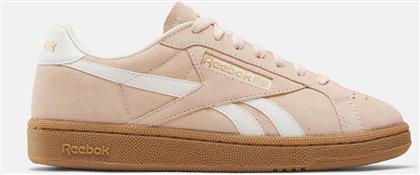 ΓΥΝΑΙΚΕΙΑ ΔΕΡΜΑΤΙΝΑ SNEAKERS ''CLUB C GROUNDS'' - RFF24LF/100208146W NUDE REEBOK