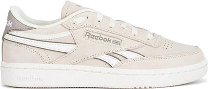 ΓΥΝΑΙΚΕΙΑ ΔΕΡΜΑΤΙΝΑ SNEAKERS ''CLUB C REVENGE'' - RFF24LF/100201411W ΜΠΕΖ REEBOK