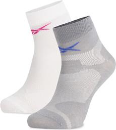 ΣΕΤ 2 ΖΕΥΓΑΡΙΑ ΚΟΝΤΕΣ ΚΑΛΤΣΕΣ UNISEX R0403-SS24 (2-PACK) ΛΕΥΚΟ REEBOK