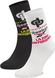 ΣΕΤ 2 ΖΕΥΓΑΡΙΑ ΨΗΛΕΣ ΚΑΛΤΣΕΣ UNISEX JUL CREW SOCK HI3894 ΕΓΧΡΩΜΟ REEBOK