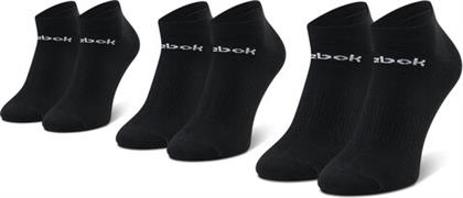 ΣΕΤ 3 ΖΕΥΓΑΡΙΑ ΚΟΝΤΕΣ ΚΑΛΤΣΕΣ UNISEX ACT CORE LOW CUT SOCK 3P GH8191 ΜΑΥΡΟ REEBOK