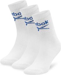 ΣΕΤ 3 ΖΕΥΓΑΡΙΑ ΨΗΛΕΣ ΚΑΛΤΣΕΣ UNISEX R0255-SS24 (3-PACK) ΛΕΥΚΟ REEBOK