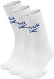 ΣΕΤ 3 ΖΕΥΓΑΡΙΑ ΨΗΛΕΣ ΚΑΛΤΣΕΣ UNISEX R0258-SS24 (3-PACK) ΛΕΥΚΟ REEBOK