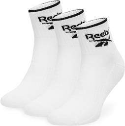 ΣΕΤ 3 ΖΕΥΓΑΡΙΑ ΨΗΛΕΣ ΚΑΛΤΣΕΣ UNISEX R0362-SS24 (3-PACK) ΛΕΥΚΟ REEBOK