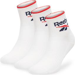 ΣΕΤ 3 ΖΕΥΓΑΡΙΑ ΨΗΛΕΣ ΚΑΛΤΣΕΣ UNISEX R0362-SS24 (3-PACK) ΛΕΥΚΟ REEBOK