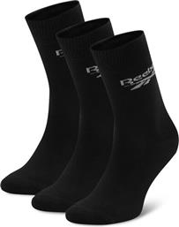 ΣΕΤ 3 ΖΕΥΓΑΡΙΑ ΨΗΛΕΣ ΚΑΛΤΣΕΣ UNISEX R0367-SS24 (3-PACK) ΜΑΥΡΟ REEBOK