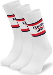 ΣΕΤ 3 ΖΕΥΓΑΡΙΑ ΨΗΛΕΣ ΚΑΛΤΣΕΣ UNISEX R0369-SS24 (3-PACK) ΛΕΥΚΟ REEBOK