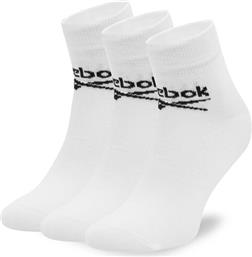 ΣΕΤ 3 ΖΕΥΓΑΡΙΑ ΨΗΛΕΣ ΚΑΛΤΣΕΣ UNISEX R0429-SS24 (3-PACK) ΛΕΥΚΟ REEBOK