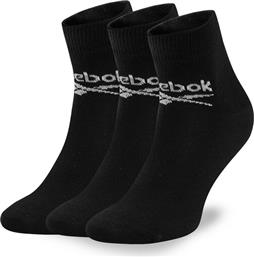 ΣΕΤ 3 ΖΕΥΓΑΡΙΑ ΨΗΛΕΣ ΚΑΛΤΣΕΣ UNISEX R0429-SS24 (3-PACK) ΜΑΥΡΟ REEBOK