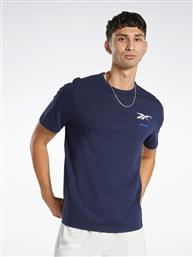 T-SHIRT BASKETBALL COURT TOP T-SHIRT HM6239 ΜΠΛΕ RELAXED FIT REEBOK