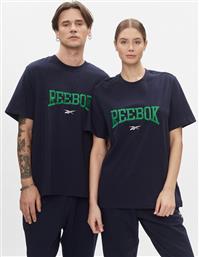 T-SHIRT CLASSICS VARSITY T-SHIRT HS9182 ΣΚΟΥΡΟ ΜΠΛΕ REEBOK