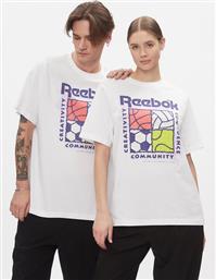 T-SHIRT GRAPHIC SERIES T-SHIRT HM6250 ΛΕΥΚΟ RELAXED FIT REEBOK