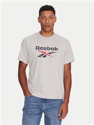 T-SHIRT RK25158CCM ΓΚΡΙ REGULAR FIT REEBOK