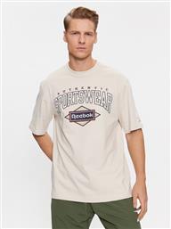 T-SHIRT SPORTING GOODS IM1507 ΜΠΕΖ REGULAR FIT REEBOK από το MODIVO