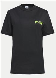 T-SHIRT UNISEX NOT A SPECTATOR 100075624 ΜΑΥΡΟ RELAXED FIT REEBOK από το MODIVO