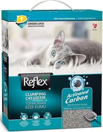 ΑΜΜΟΣ ΓΑΤΑΣ CLUMPING CAT LITTER BENTONITE GRAY ACTIVATED CARBON (10L) REFLEX