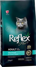 ΤΡΟΦΗ ΓΑΤΑΣ CAT ADULT STERILISED CHICKEN (1,5KG) REFLEX PLUS