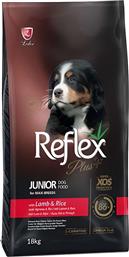 ΤΡΟΦΗ MAXI BREED JUNIOR LAMB - RICE (18KG) REFLEX PLUS