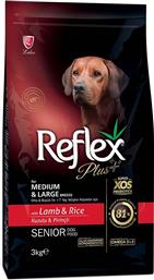 ΤΡΟΦΗ MEDIUM/LARGE SENIOR ΑΡΝΙ (3KG) REFLEX PLUS