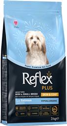 ΤΡΟΦΗ MINI/SMALL BREED ADULT SKIN - COAT ΑΡΝΙ (3KG) REFLEX PLUS
