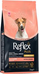ΤΡΟΦΗ MINI/SMALL BREED STERILISED ADULT ΑΡΝΙ (3KG) REFLEX PLUS