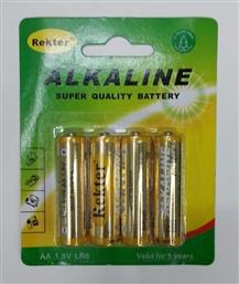 ΑΛΚΑΛΙΚΕΣ ΜΠΑΤΑΡΙΕΣ AA, (1.5V) - LR6 REKTER