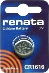 BUTTONCELL LITHIUM ELECTRONICS CR1616 ΤΕΜ. 1 RENATA