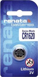 BUTTONCELL LITHIUM ELECTRONICS CR1620 ΤΕΜ. 1 RENATA