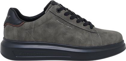 ΑΝΔΡΙΚΑ SNEAKERS MARCELLO-2215WE ΧΑΚΙ NUBUCK ΜΑΥΡΟ V570025239R9 RENATO GARINI