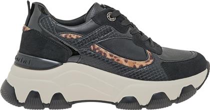 ΓΥΝΑΙΚΕΙΑ SNEAKERS 386-52RG08 ΜΑΥΡΟ ΦΙΔΙ ΛΕΟΠΑΡ V119R208301K RENATO GARINI