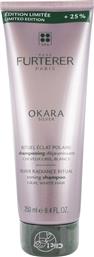 LIMITED EDITION OKARA SILVER TONIC SHAMPOO ΣΑΜΠΟΥΑΝ ΚΑΤΑ ΤΟΥ ΚΙΤΡΙΝΙΣΜΑΤΟΣ ΤΩΝ ΜΑΛΛΙΩΝ 250ML RENE FURTERER