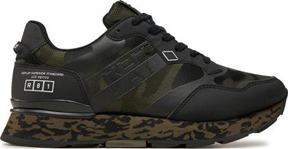 ΑΘΛΗΤΙΚΑ ARTHUR HIDDEN CAMO PATTERNED SNEAKERS GMS68.000.C0090T ΠΡΑΣΙΝΟ REPLAY