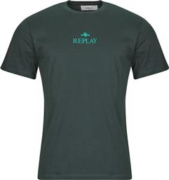 T-SHIRT ΜΕ ΚΟΝΤΑ ΜΑΝΙΚΙΑ ELIA REPLAY