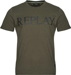 T-SHIRT ΜΕ ΚΟΝΤΑ ΜΑΝΙΚΙΑ T SHIRT REPLAY