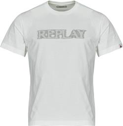 T-SHIRT ΜΕ ΚΟΝΤΑ ΜΑΝΙΚΙΑ T SHIRT REPLAY