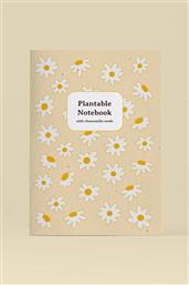 ΣΗΜΕΙΩΜΑΤΑΡΙΟ ΜΕ ΣΠΟΡΟΥΣ ΧΑΜΟΜΗΛΙΟΥ ΓΙΑ ΚΑΛΛΙΕΡΓΕΙΑ 14,8 X 21 CM ΧΡΩΜΑ: ΚΙΤΡΙΝΟ RESETEA