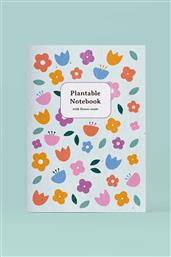 ΣΗΜΕΙΩΜΑΤΑΡΙΟ ΜΕ ΣΠΟΡΟΥΣ ΛΟΥΛΟΥΔΙΩΝ ΓΙΑ ΚΑΛΛΙΕΡΓΕΙΑ 14,8 X 21 CM ΧΡΩΜΑ: ΠΟΛΥΧΡΩΜΟ RESETEA