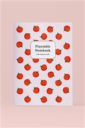ΣΗΜΕΙΩΜΑΤΑΡΙΟ ΜΕ ΣΠΟΡΟΥΣ ΝΤΟΜΑΤΑΣ ΓΙΑ ΚΑΛΛΙΕΡΓΕΙΑ 14,8 X 21 CM ΧΡΩΜΑ: ΚΟΚΚΙΝΟ RESETEA