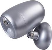 LED SPOT LIGHT WITH MOTION DETECTOR SILVER REV