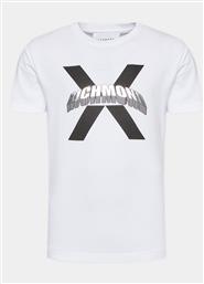 T-SHIRT UMA23007TS ΛΕΥΚΟ REGULAR FIT RICHMOND X