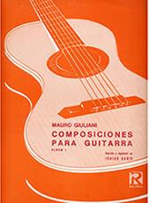 GIULIANI MAURIO- COMPOSICIONES PARA GUITARRA (ALBUM I) RICORDI AMERICANA