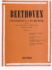 BEETHOVEN - CONCERTO NO. 5 OP. 73 EB MAJOR RICORDI