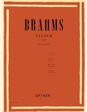 BRAHMS - VALZER OP.39 RICORDI