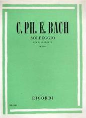 CARL PHILIPP EMANUEL BACH - SOLFEGGIO RICORDI