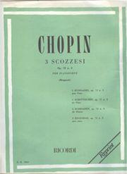 CHOPIN - 3 ECOSSAISEN. RICORDI