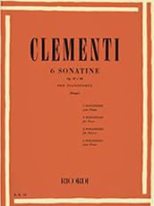 CLEMENTI - 6 SONATINE OP. 37 E OP. 38 PER PIANOFORTE RICORDI