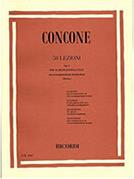 CONCONE JOSEPH - 50 LESSONS FOR MEDIUM VOICE OP. 9 RICORDI