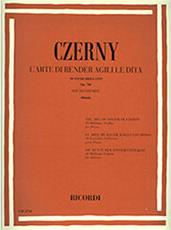 CZERNY - L' ARTE DI RENDER AGILI LE DITA - 50 STUDI BRILLANTI OP. 740 RICORDI